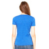 BELLA + CANVAS 8435 Women's Triblend Deep V-Neck Tee