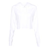 BELLA + CANVAS 8512 Women’s Triblend Crop Long Sleeve Hoodie