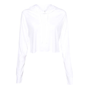 BELLA + CANVAS 8512 Women’s Triblend Crop Long Sleeve Hoodie - 