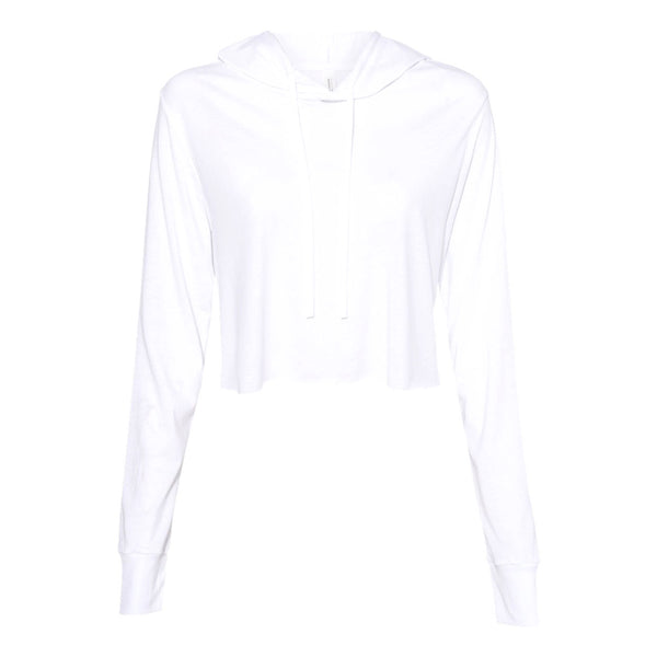 BELLA + CANVAS 8512 Women’s Triblend Crop Long Sleeve Hoodie