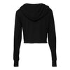 BELLA + CANVAS 8512 Women’s Triblend Crop Long Sleeve Hoodie