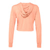 BELLA + CANVAS 8512 Women’s Triblend Crop Long Sleeve Hoodie