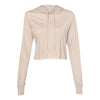 BELLA + CANVAS 8512 Women’s Triblend Crop Long Sleeve Hoodie