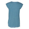 BELLA + CANVAS 8804 Women's Flowy Rolled Cuffs Muscle Tee
