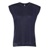BELLA + CANVAS 8804 Women's Flowy Rolled Cuffs Muscle Tee