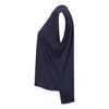 BELLA + CANVAS 8804 Women's Flowy Rolled Cuffs Muscle Tee