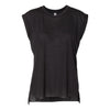 BELLA + CANVAS 8804 Women's Flowy Rolled Cuffs Muscle Tee