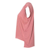BELLA + CANVAS 8804 Women's Flowy Rolled Cuffs Muscle Tee