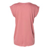 BELLA + CANVAS 8804 Women's Flowy Rolled Cuffs Muscle Tee