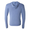 BELLA+CANVAS 3939 Unisex Triblend Lightweight Full-Zip Hooded Long Sleeve Tee