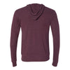 BELLA+CANVAS 3939 Unisex Triblend Lightweight Full-Zip Hooded Long Sleeve Tee