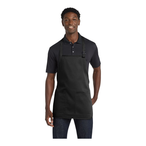 Port Authority A601 Medium-Length Two-Pocket Bib Apron