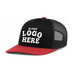 Custom Embroidered Pacific Headwear 104C Trucker Snapback Cap - 3D Embroidery