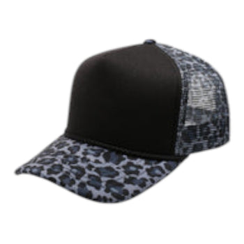 PitBull SPG21 5 Panel Leopard Sponge Trucker