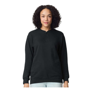 Gildan SF008 Unisex Softstyle Midweight 1/4 Zip Sweatshirt - 