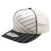Pit Bull STR10 5-Panel Stripe2 Cream Meshback
