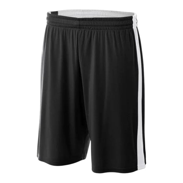 A4 NB5284 Youth Reversible Moisture Management 8" Short