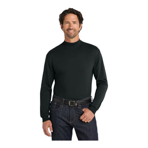Port Authority K321 Interlock Knit Mock Turtleneck - 