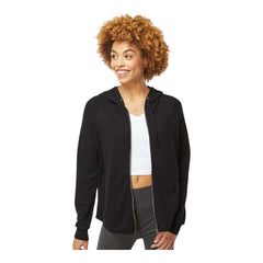 Independent Trading Co PRM2500Z Women's California Wave Wash Full-Zip Hooded Sweatshirt - 