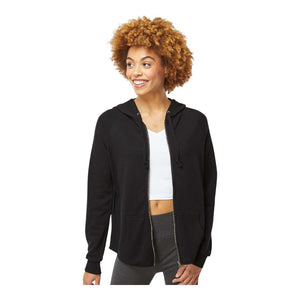 Independent Trading Co PRM2500Z Women's California Wave Wash Full-Zip Hooded Sweatshirt - 