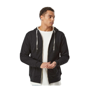 Independent Trading Co EXP90SHZ Unisex Sherpa-Lined Hooded Sweatshirt