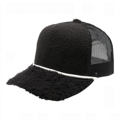PITBULL FLC10 5 Panel Fleece PV Plush Rope Meshback - 