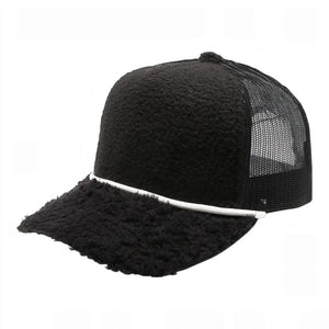 PITBULL FLC10 5 Panel Fleece PV Plush Rope Meshback - 