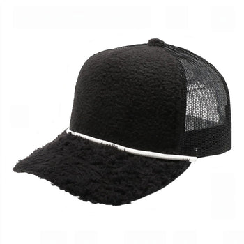 PITBULL FLC10 5 Panel Fleece PV Plush Rope Meshback