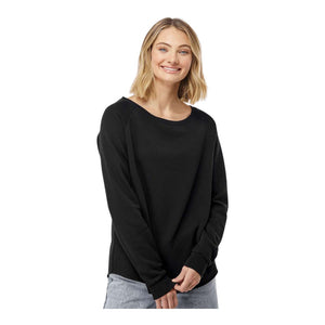 Independent Trading Co PRM2000 Women's California Wave Wash Crewneck Sweatshirt - 