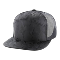 Kamel 707 7 Panel Nylon Camo Trucker Hat 707 Series - 
