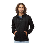 Independent Trading Co EXP80PTZ Unisex Poly-Tech Full-Zip Hooded Sweatshirt