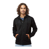 Independent Trading Co EXP80PTZ Unisex Poly-Tech Full-Zip Hooded Sweatshirt