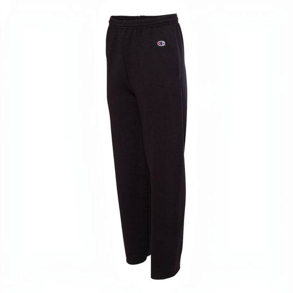 Champion P800 Unisex Powerblend Open-Bottom Sweatpants with Pockets