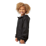 Independent Trading Co EXP24YWZ Youth Lightweight Windbreaker Full-Zip Jacket