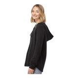 Independent Trading Co PRM2500 Women’s Lightweight California Wave Wash Hooded Sweatshirt
