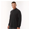 Adidas A597 Men's Henley Long Sleeve T-Shirt