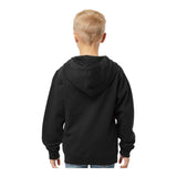 Independent Trading Co SS4001YZ Youth Midweight Full-Zip Hooded Sweatshirt
