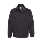 Independent Trading Co EXP99CNB Men's Water-Resistant Windbreaker Coachs Jacket