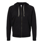 Independent Trading Co SS1000Z Unisex Icon Lightweight Loopback Terry Full-Zip Hooded Sweatshirt