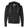 Independent Trading Co AFX90UNZ Unisex Lightweight Full-Zip Hooded Sweatshirt