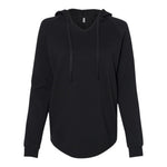 Independent Trading Co PRM2500 Women’s Lightweight California Wave Wash Hooded Sweatshirt
