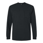 Gildan 2410 Men's Ultra Cotton Long Sleeve Pocket T-Shirt