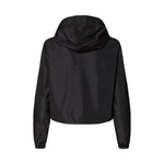 Independent Trading Co EXP64CRP Women's Lightweight Quarter-Zip Pullover Crop Windbreaker