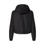 Independent Trading Co EXP64CRP Women's Lightweight Quarter-Zip Pullover Crop Windbreaker