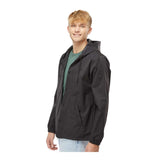 Independent Trading Co EXP95NB Men's Water-Resistant Hooded Windbreaker