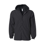 Independent Trading Co EXP95NB Men's Water-Resistant Hooded Windbreaker