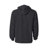 Independent Trading Co EXP95NB Men's Water-Resistant Hooded Windbreaker