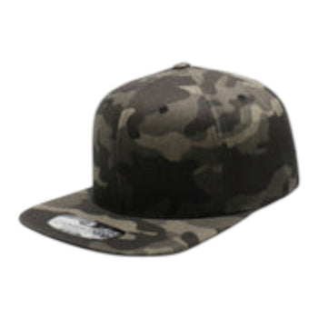 PitBull PB105C Cotton Camo Flat Bill Snapback
