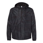 Independent Trading Co EXP54LWP Men's Lightweight Quarter-Zip Windbreaker Pullover Jacket