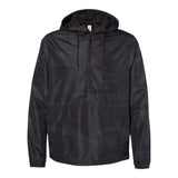 Independent Trading Co EXP54LWP Men's Lightweight Quarter-Zip Windbreaker Pullover Jacket